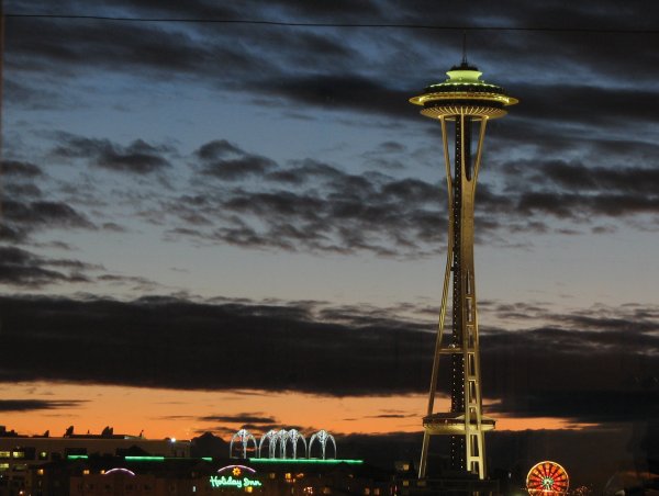 Space Needle at night